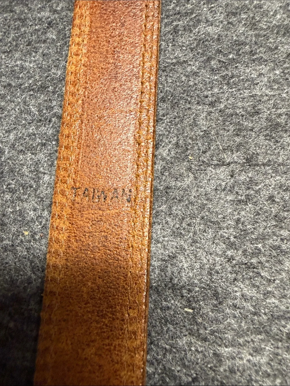 Polo by Ralph Lauren Brown Leather Belt with Brass Buckle